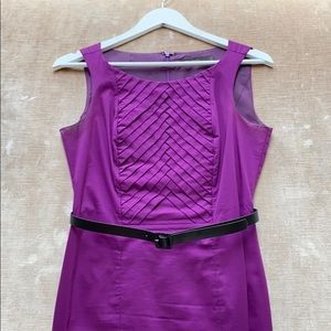 Limited Magenta Dress with black belt